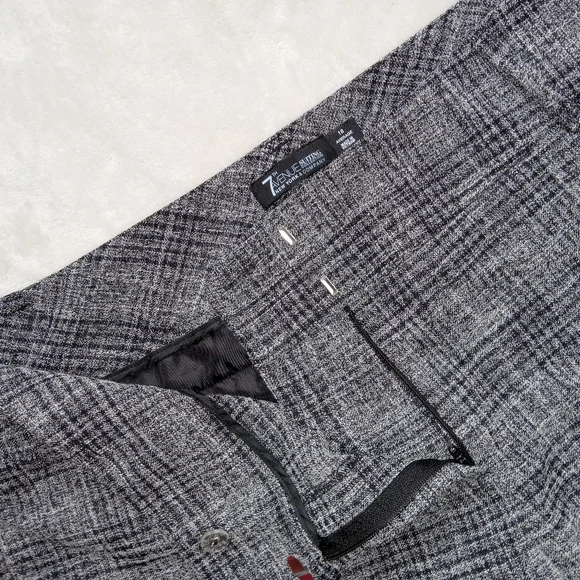 7th Ave NY&CO Black & Gray Knit Wide Leg Trousers size 18 - Picture 3 of 12